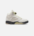 Air Jordan 5 Retro Luminous Green and Sail – Women's Lifestyle Shoe in Sail/Luminous Green/Anthracite